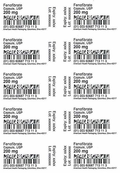 200 mg Fenofibrate Capsule Blister (200 mg Blister)